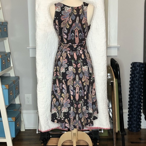 Anthropologie Maeve Leslie Midi Dress Paisley Size Small Sleeveless - Picture 7 of 16